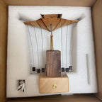 Handcrafted Walnut Music Box | Manta Ray Desk Ornament | Anxiety Relief Gift