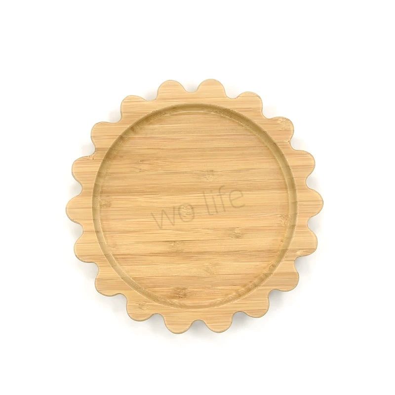 Bamboo Suction Plate Set | Animal Shapes | CPC Certified | 100 MOQ