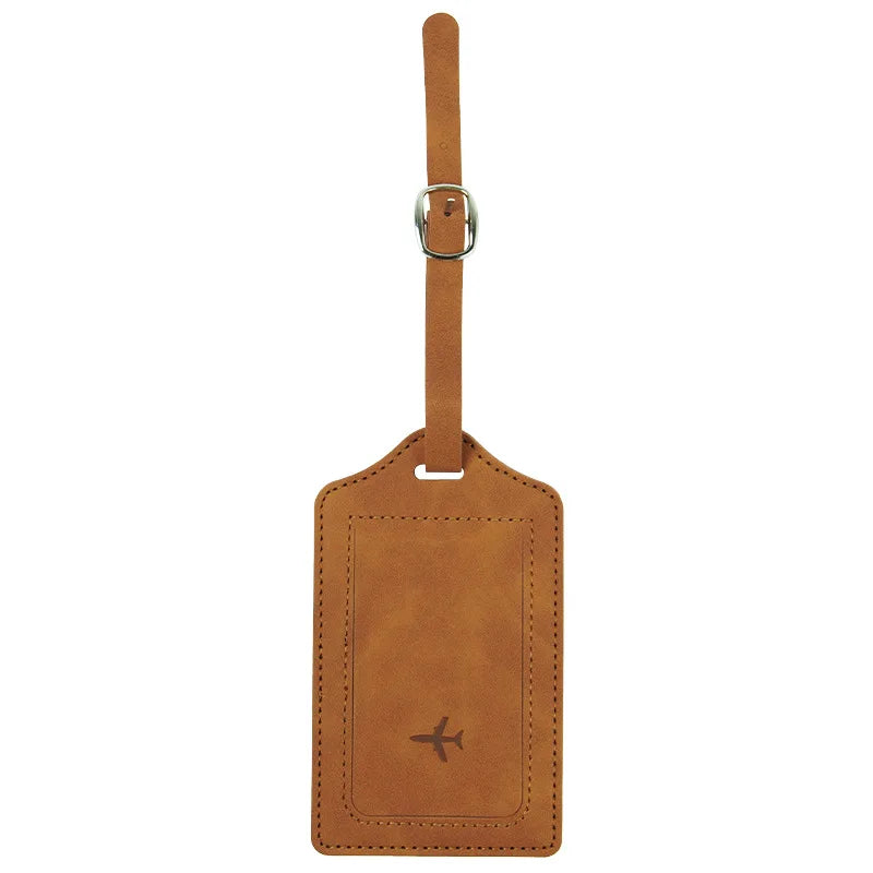 Custom PU Leather Luggage Tags with Logo – 100 MOQ, $35 Mold