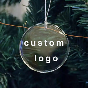 K9 Crystal Ornaments 50 pcs | Custom Logo Christmas