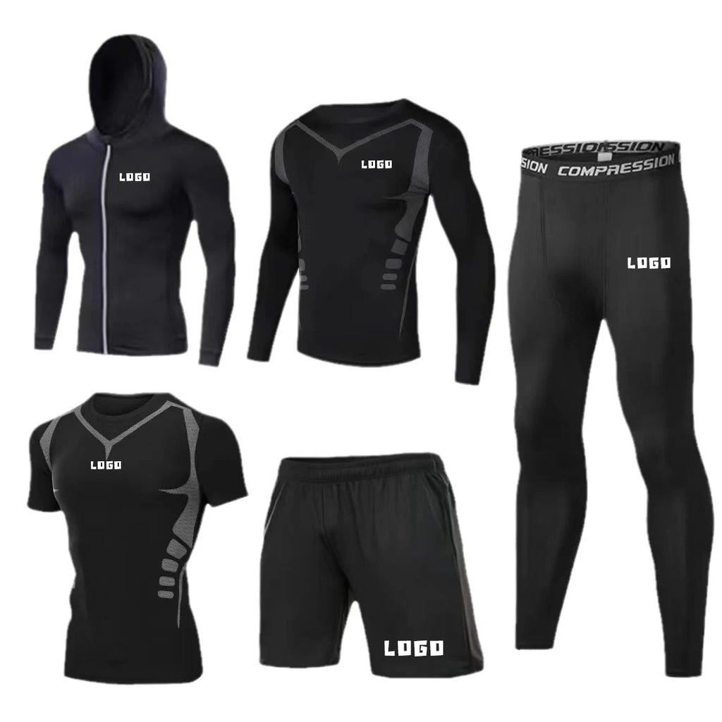 Custom Compression Fitness Sets with Logo | MOQ 50 | 15-Day Lead