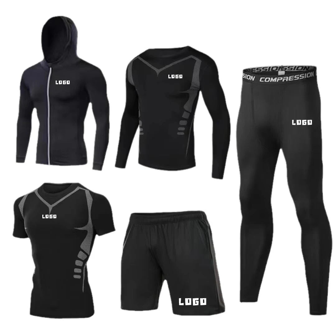 Custom Compression Fitness Sets with Logo | MOQ 50 | 15-Day Lead