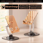 Custom Foldable Universal Tablet Stand – Adjustable Height Lifting Acrylic Desk Holder with Custom Printed Logo & Customizable Packaging