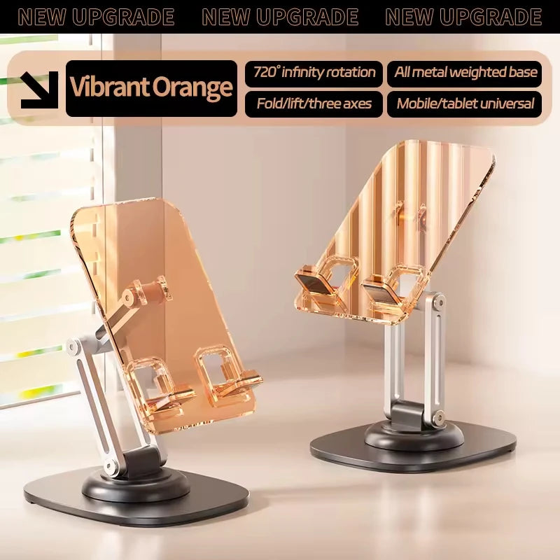 Custom Foldable Universal Tablet Stand – Adjustable Height Lifting Acrylic Desk Holder with Custom Printed Logo & Customizable Packaging