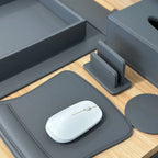 Executive Desk Organizer Set | 8 Items | PU Leather | 200 MOQ