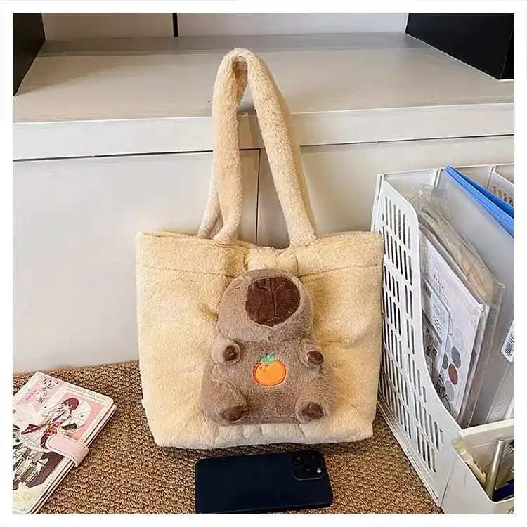 Custom Plush Backpack with Logo | Bulk MOQ 20 Pcs