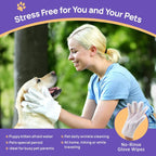 Custom 6-Pack Pet Wipes | Hypoallergenic | Custom Fragrance | MOQ 300