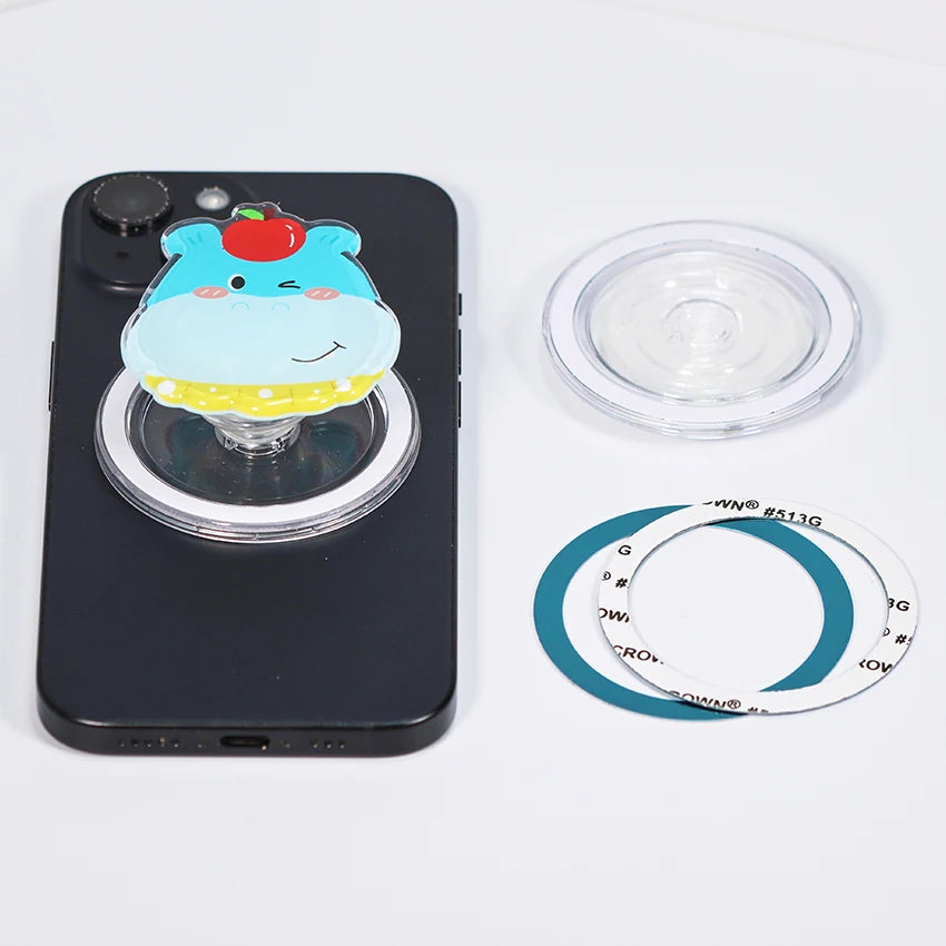 Custom Acrylic Phone Grip with Logo – 1 pc MOQ, 4mm Thick