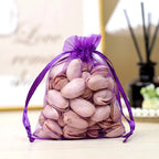 Transparent Organza Pouches Wholesale | 0.001kg Gift Bags Jewelry Packaging