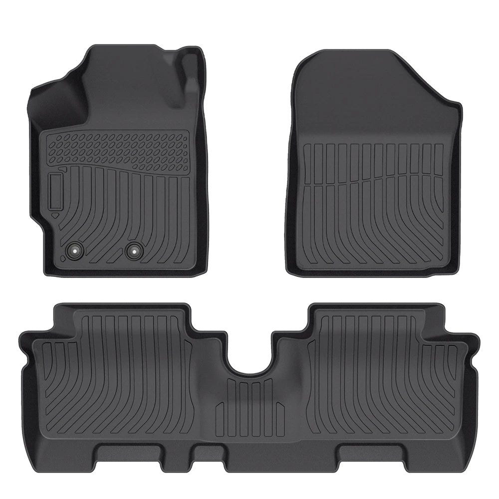 Toyota Yaris 3D All-Weather TPE Floor Mats Full Set (2006-2009, 2014-2022)
