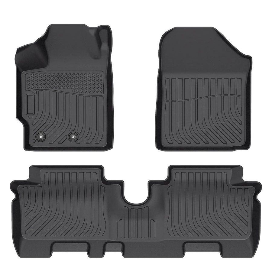Toyota Yaris 3D All-Weather TPE Floor Mats Full Set (2006-2009, 2014-2022)