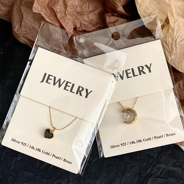 Custom Earring Cards with Logo — CMYK Offset & Embossed Printing for Jewelry Display