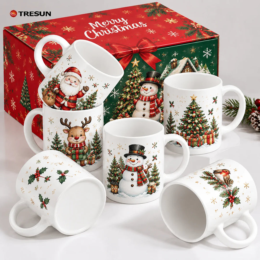 Custom Christmas Mugs 50 pcs | CE Certified