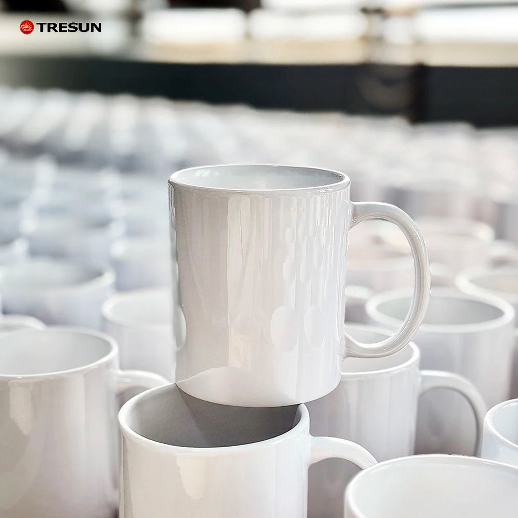Custom Holiday Ceramic Mugs | 11oz White | 5,000 MOQ | 7-Day Lead