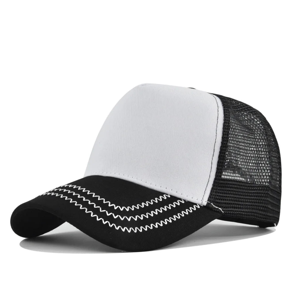 Custom Trucker Hat 5 Panel Mesh | 30 Pcs MOQ Bulk Wholesale Cap