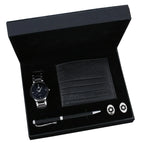 Custom 7-Piece Gift Sets 2 MOQ | Quartz Watch Belt Wallet Tie Perfume