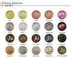 Custom Metal Challenge Coin with 3D Antique Gold | MOQ 10