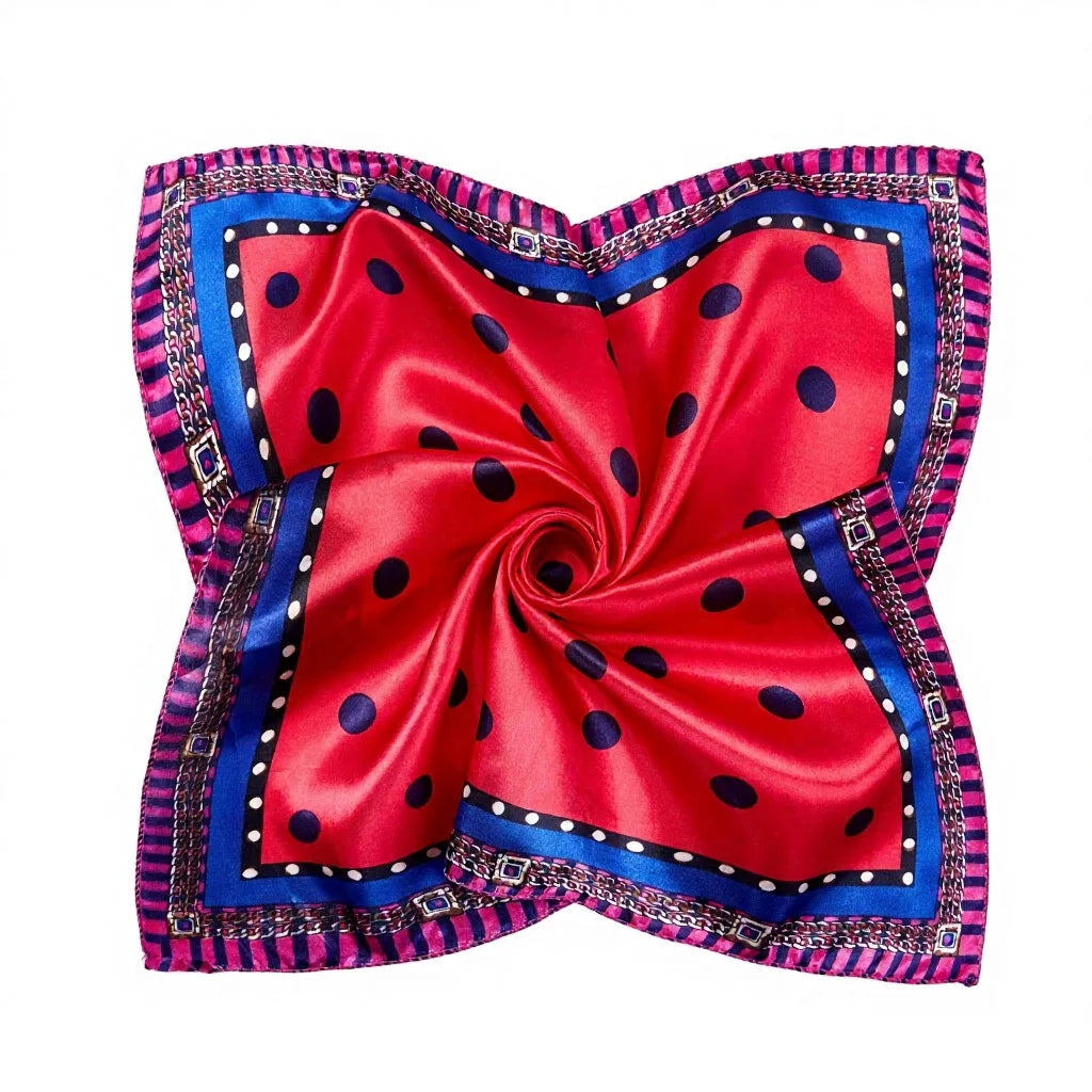 Personalized Silk Satin Scarves | 2-Piece MOQ & 3-7 Day Lead Time | 46 Colors | OEM Manufacture