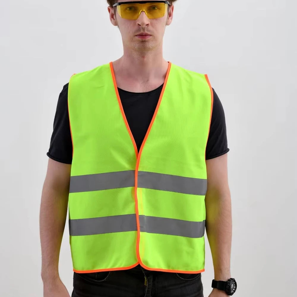 Custom Safety Vest CE EN20471 120gsm Reflective Vest with Logo Customization