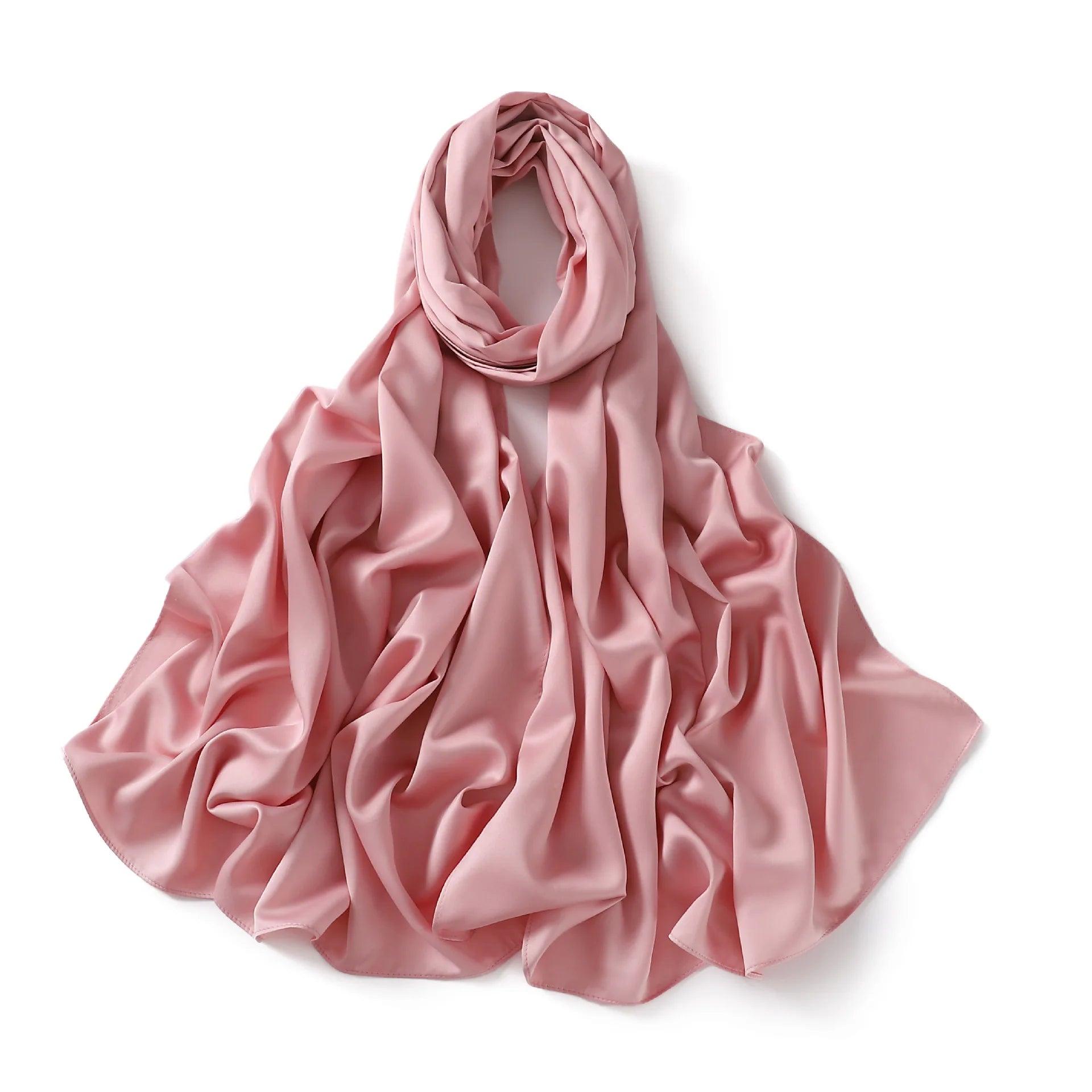 Custom Matte Satin Hijabs Wholesale | 20-Piece MOQ & 14-Day Lead Time | Eid Prayer Scarves