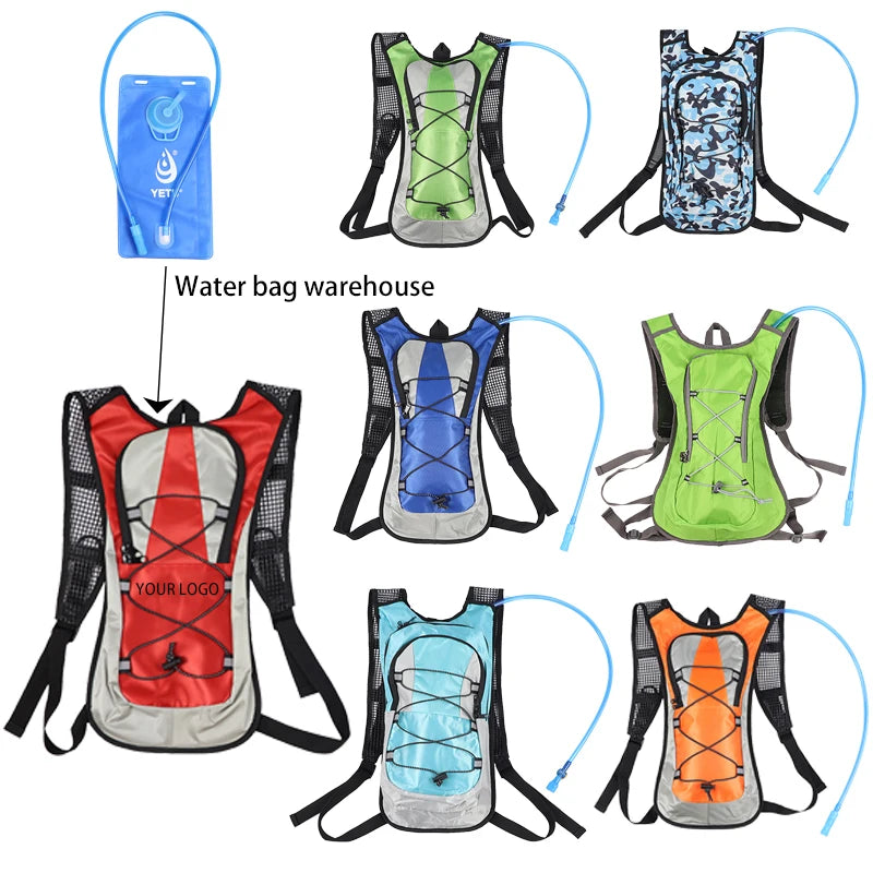 Custom Ribstop Polyester Hydration Backpack | MOQ 100 pcs