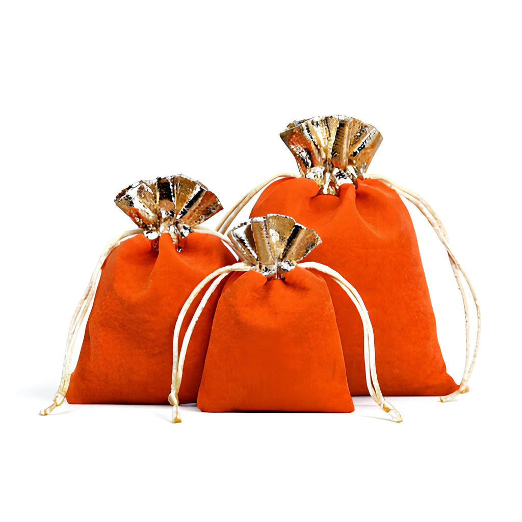 Custom Velvet Drawstring Jewelry Bags | 0.005kg Storage with Stamping