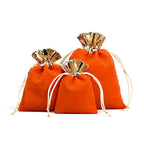 Custom Velvet Drawstring Jewelry Bags | 0.005kg Storage with Stamping