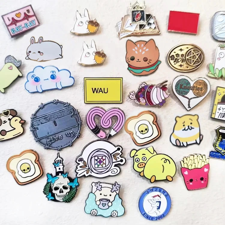 Custom Enamel Pins with Logo | Soft & Hard Enamel, 50 MOQ