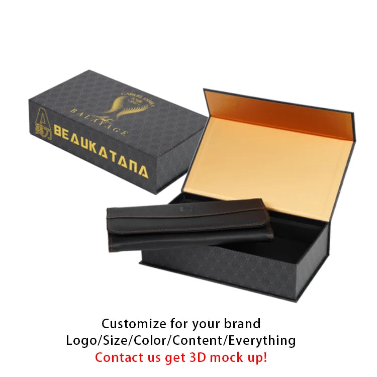 Custom Rigid Gift Boxes with Logo | MOQ 500 | Magnetic Closure