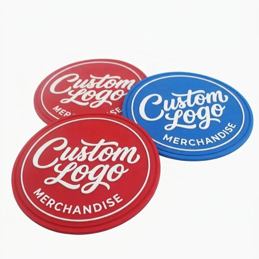 Custom 3D Embossed PVC Patches with Logo | MOQ 100
