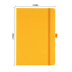 A5 PU Leather Notebook with Elastic Band and Pen Holder for Office, Meetings and Custom Logo