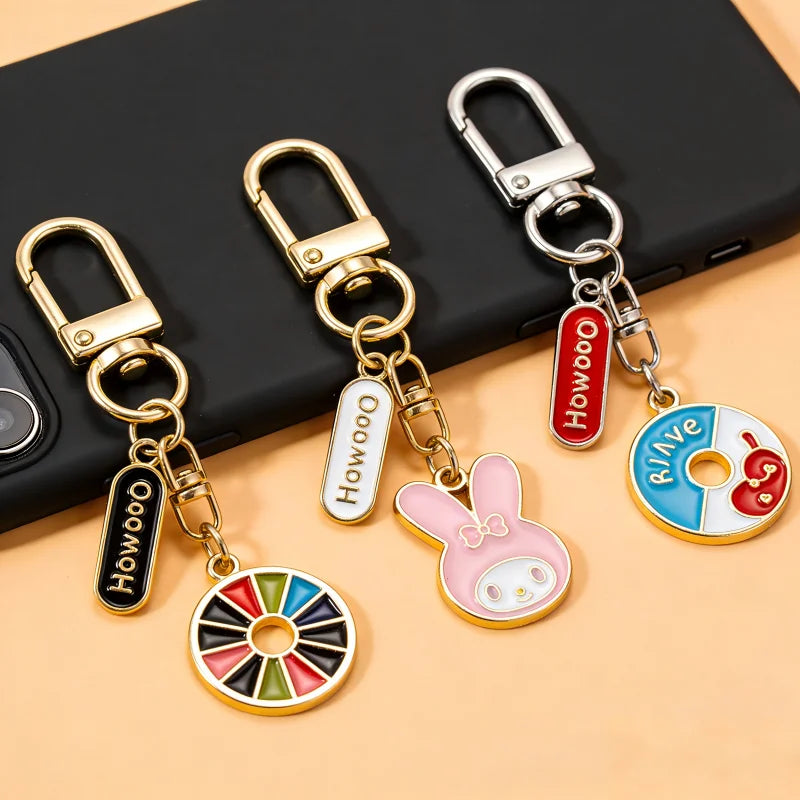 Custom Cute Backpack Keychain Charm – 3D Zinc Alloy with Your Logo