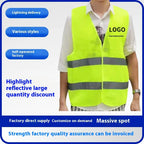 All-Season Breathable Reflective Safety Vest for Construction & Outdoor Work