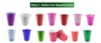 Custom PS Hot Cups with Logo | Bulk 100 Count