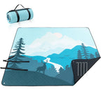 Customized Logo Waterproof Compact Camping Mat Foldable Outdoor Portable Picnic Blanket