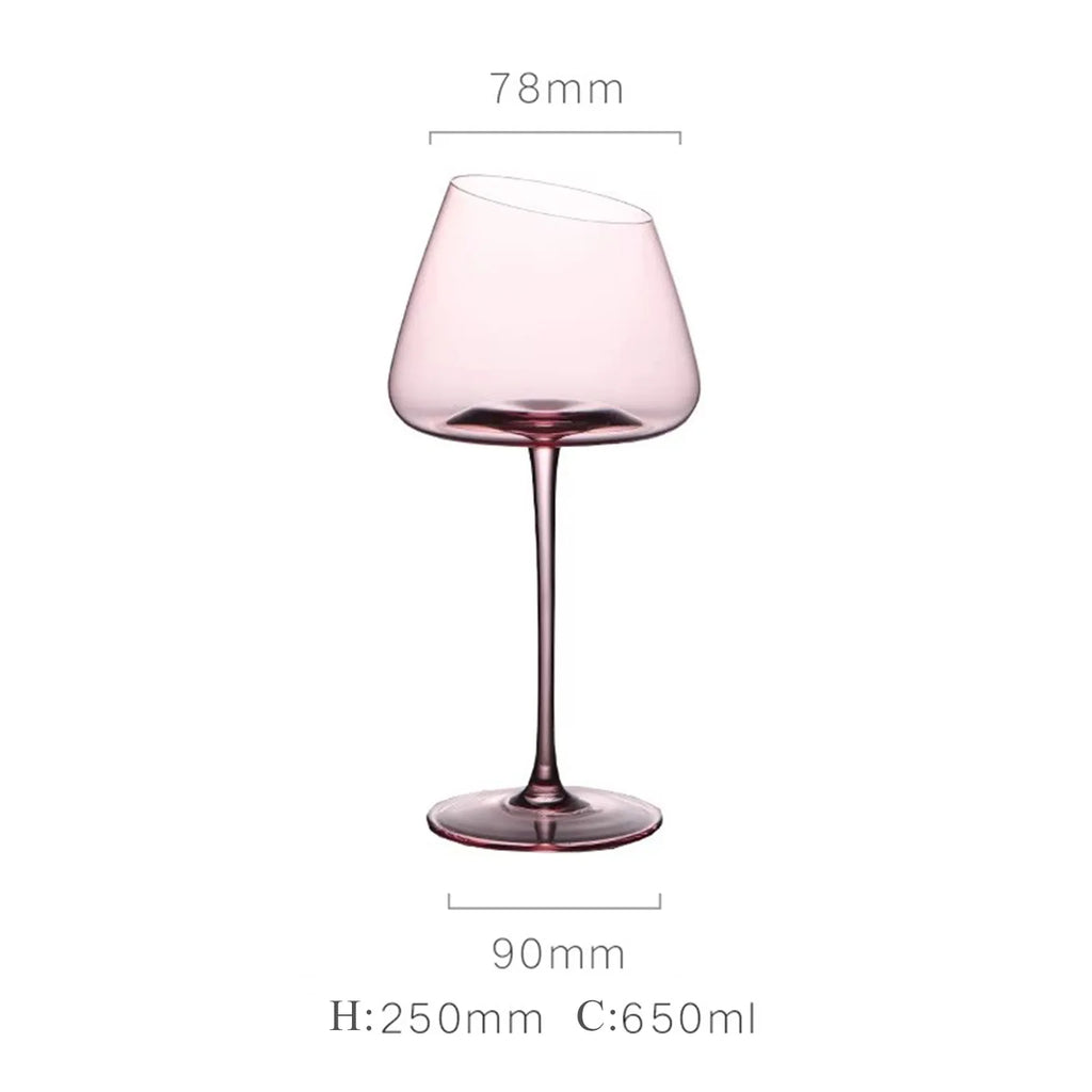 Pink Champagne Glasses | Flamingo Style Wine Goblets