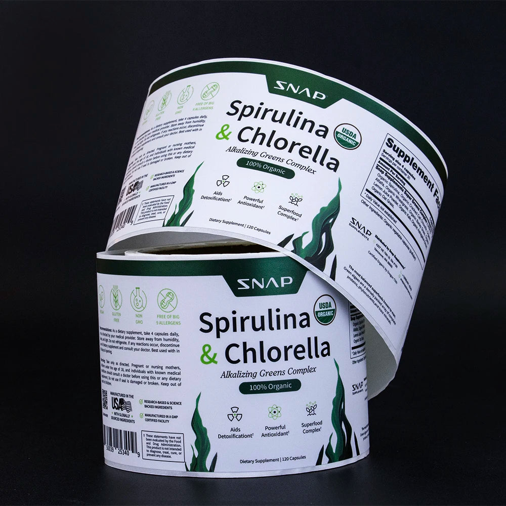 Custom Waterproof Vinyl Labels | Silver Foil Stickers