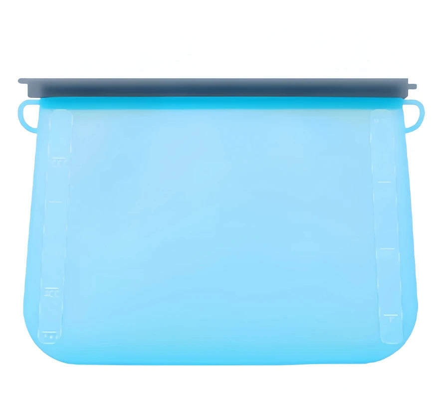 Custom Platinum Silicone Food Bags with Logo | LFGB FDA Certified