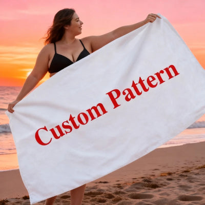 Custom Microfiber Beach Towels: 50 MOQ, 7-Day Lead, Quick-Dry | Sand-Free Personalized Towels
