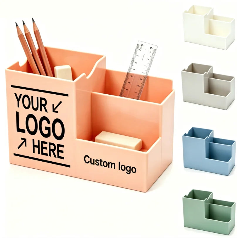 Custom Acrylic Pen Holder with Logo | Large Capacity, Pantone Colors, 100 MOQ