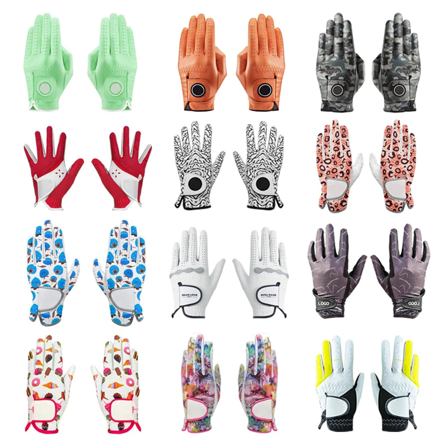 Custom Cabretta Leather Golf Gloves with Logo | Right Hand Wholesale