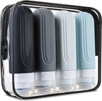 90ml Silicone Travel Bottles | TSA-Approved Leak-Proof Set