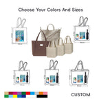 Custom Canvas Tote Bags with Logo – 100 MOQ, $1/Logo, 21-Day Lead