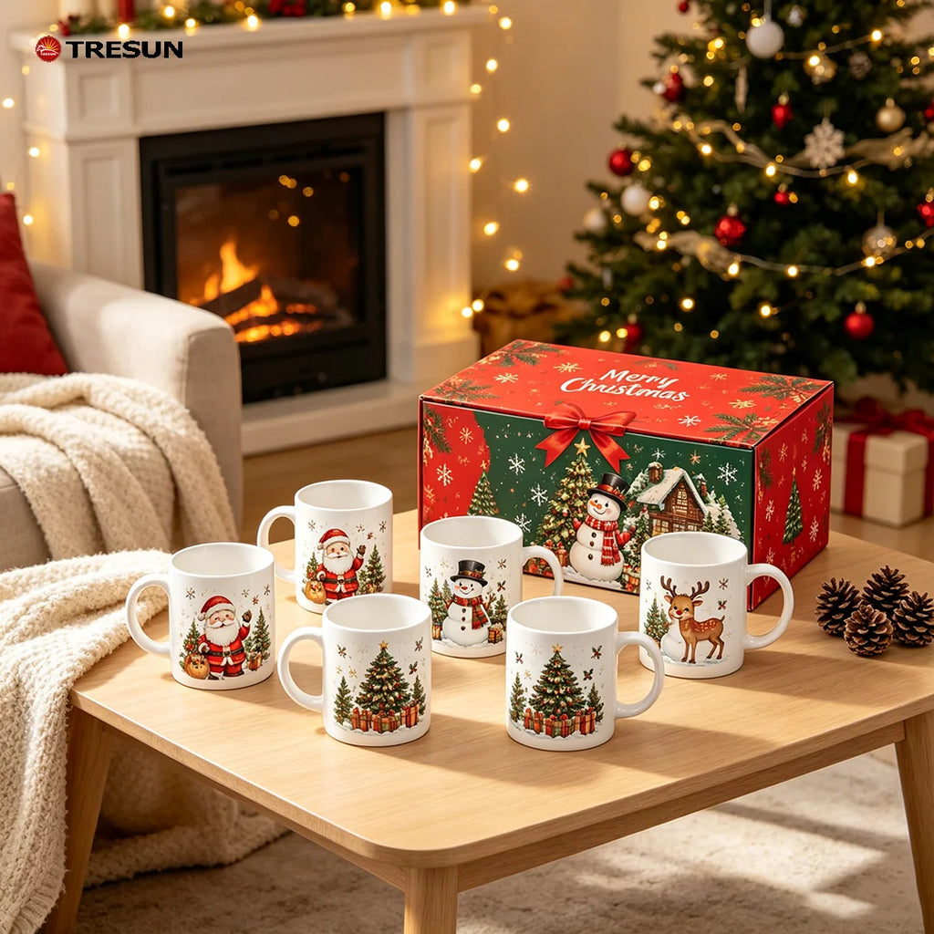 Custom Christmas Mugs 50 pcs | CE Certified