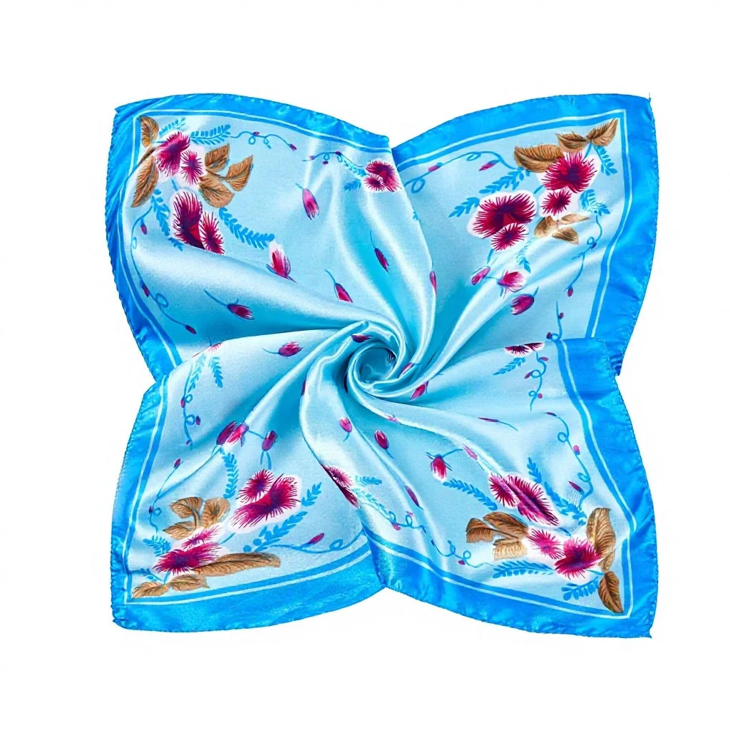 Personalized Silk Satin Scarves | 2-Piece MOQ & 3-7 Day Lead Time | 46 Colors | OEM Manufacture