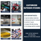 Custom Die Cut Car Decals with Logo | Waterproof Vinyl