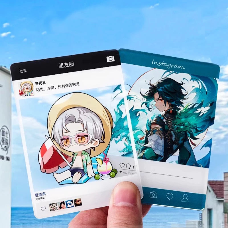 Custom Acrylic Photo Cards | No MOQ & 10-Day Lead Time | Kpop Anime Business Cards | Transparent