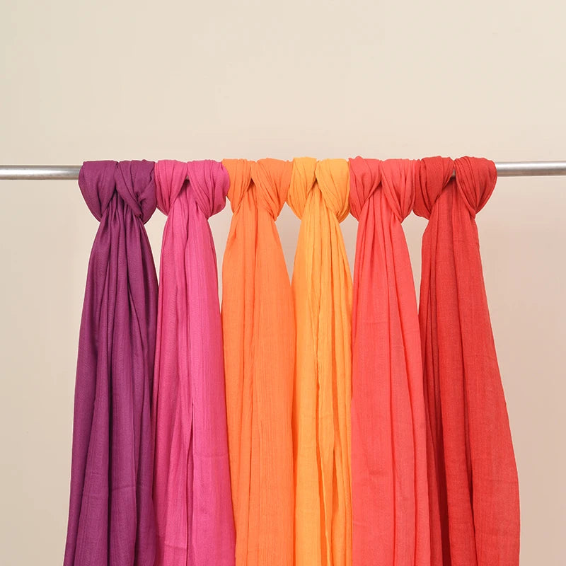 Polyester Silk Satin Hijab | 107x180cm | 24 Colors | Wholesale | Custom Packaging