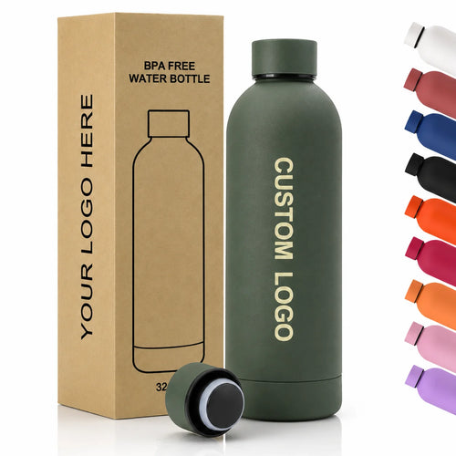 Custom 304 Stainless Steel Water Bottles 100 MOQ | Double Wall Vacuum Insulated