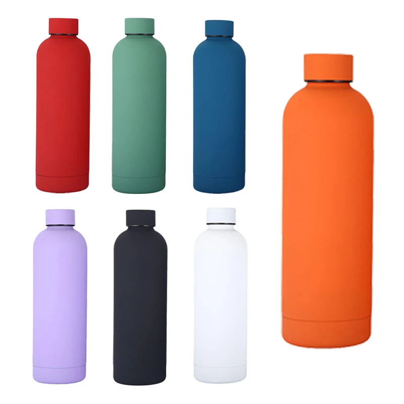 Stainless Steel Insulated Water Bottles in Multiple Sizes for Daily Use, Travel and Custom Branding